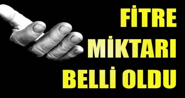 2017  Yılı Fitre Miktarı 16 TL