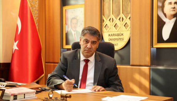 KBÜ Rektörü Polat, bir aylık maaşını bağışladı